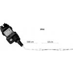 Voltronic 68048 Sada 2 kusů světelných drátů 200 LED studeně bílá – Hledejceny.cz