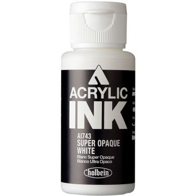 Holbein akrylový inkoust super opaque white – Hledejceny.cz