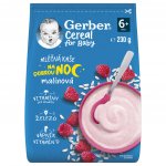 Gerber Cereal for Baby Mléčná kaše na dobrou noc malinová 230 g – Zboží Dáma