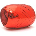 Stuha vázací 0,5 cm / 20 m, červená metalická – Hledejceny.cz
