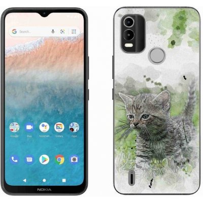 Pouzdro mmCase Gelové Nokia C21 Plus - roztomilé kotě 1 – Sleviste.cz