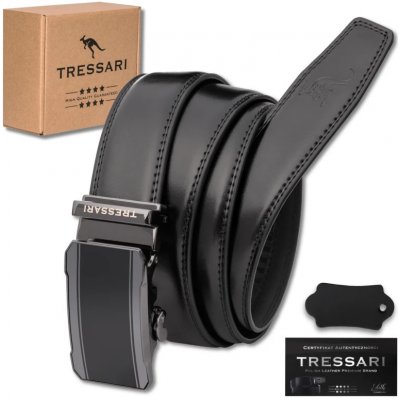 Tressari pánský opasek s automatickou sponou Tauporr černá – Zboží Mobilmania