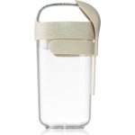 Lékué svačinový box se lžičkou Jar To Go Organic 600ml krémová – Zboží Dáma