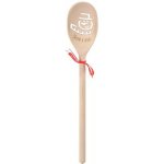 Vařečka dřevo oválná SNĚHULÁK 30 cm – Hledejceny.cz