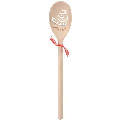 Vařečka dřevo oválná SNĚHULÁK 30 cm – Hledejceny.cz