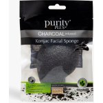 Purity Plus Charcoal odličovací houbička Konjac s aktivním uhlím – Zboží Dáma