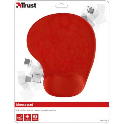 TRUST podložka TRUST BigFoot Gel Mouse Pad - red 20429 – Zbozi.Blesk.cz
