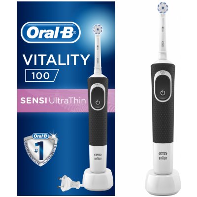 Oral-B Vitality 100 Sensitive Black – Zbozi.Blesk.cz