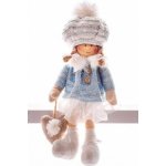 MagicHome Vianoce Dekoracia XmMX667 Deti modré 22 cm – Hledejceny.cz