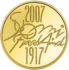 Mint of Finland zlatá mince Independence 2007 Proof 8,48 g