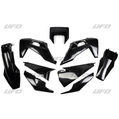 UFO kompletní sada plastů HUSQVARNA TE 150 / 250 / 300 20-23, FE 250 / 350 / 450 / 501 20-23 s krytem světla barva černá (HU623E001) | Zboží Auto