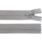 Spirálový zip skrytý No 3 délka 60 cm dederon, malé, 528 šedá perlová – Hledejceny.cz