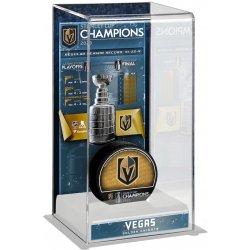 Fanatics Vegas Golden Knights 2023 Stanley Cup Champions Logo Deluxe Tall Hockey Puck Case