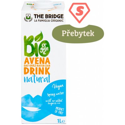 The Bridge Bio Ovesný nápoj natural 1 l – Zboží Mobilmania