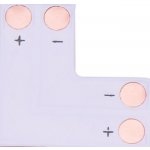 FK Technics Pájecí rohová spojka pro jednobarevné LED pásky 10 mm – Zboží Živě