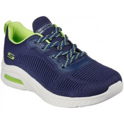 ! ! Skechers Lace Up Engineered Knit Low-Top Trainers Womens Navy