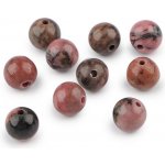 Rodonit tmavý, minerální korálky Ø6 mm Varianta: rodonit, Balení: 10 ks – Zboží Mobilmania