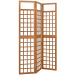 Nabytek XL 3dílný paraván/treláž masivní jedlové dřevo 121 x 180,5 cm – Zboží Dáma
