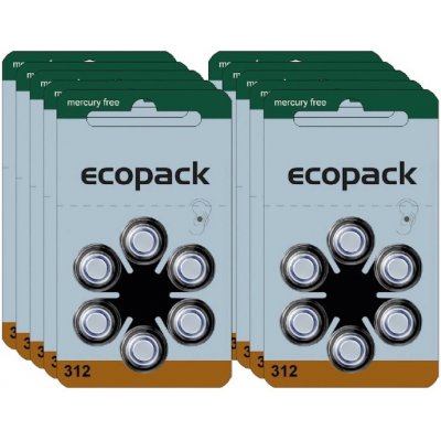 VARTA ECOPACK 312/PR41 baterie do naslouchadel 50xBL6 – Sleviste.cz