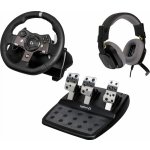 Logitech G920 Wheel+A10 Xbox Headset White 991-000487 – Zboží Živě
