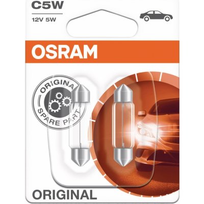 Osram 6418-02B C5W SV8,5-8 12V 5W 2 ks – Zboží Mobilmania