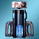 Leten Cannon King Pro High-speed Motor Thrusting Masturbator Cup with Phone Holder – Zboží Dáma