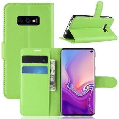 Pouzdro Litch PU kožené peněženkové Samsung Galaxy S10e - zelené – Zbozi.Blesk.cz