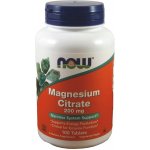 NOW Foods Magnézium citrát 200 mg 100 tablet – Hledejceny.cz