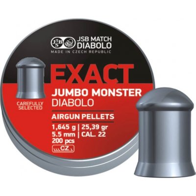 Diabolky JSB Match Jumbo Exact Monster ráže 5,52 mm 200 ks – Zboží Dáma