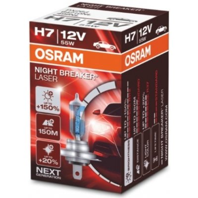 OSRAM Night Breaker Laser H7 PX26d 12V 55W