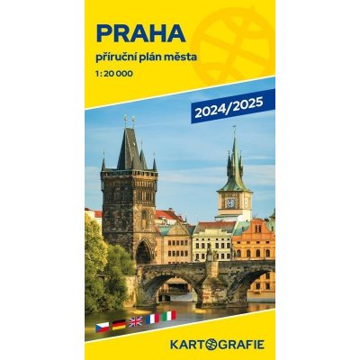 Praha - 1:20 000 plán města příruční, 16. vydání – Zbozi.Blesk.cz