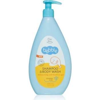 Bebble Dětský šampon a mycí gel s heřmánkem a lípou 400 ml