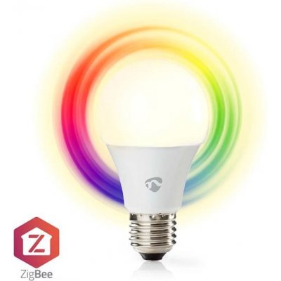NEDIS Smart LED žárovka E27 9W RGB ZBLC10E27 ZigBee Tuya – Hledejceny.cz