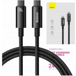 Baseus CAWJ040201d Tungsten Gold, T|d, Type-C USB-C 240W, Power Delivery Samsung AFC Huawei SCP Quick Charge, 3m – Zbozi.Blesk.cz