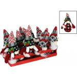 HIT Plyšová červená vánoční figurka 15cm MIX druhů – Hledejceny.cz