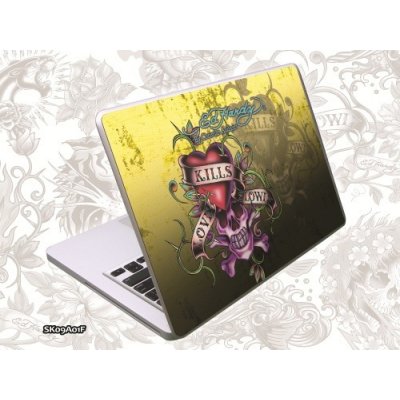 ED HARDY Tattoo Notebook Skin Fashion 2 - Love kills Slowly