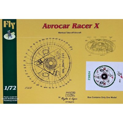 Fly Avro car Racer X 21 4+ 72024 1:72