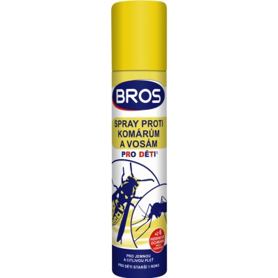 Bros spray proti komárům a vosám pro děti 90 ml