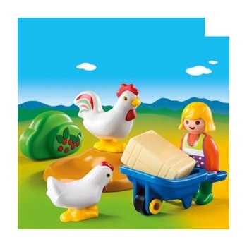 Playmobil 6965 Farmářka s kuřaty