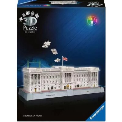 RAVENSBURGER 3D puzzle Iconics Svítící Buckinghamský palác (Noční edice) 216 ks – Sleviste.cz