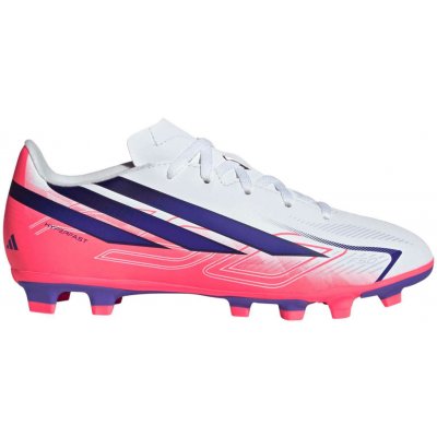 adidas F50 HYPERFAST CLUB FG/MG J Bílá Růžová Tmavě modrá – Hledejceny.cz