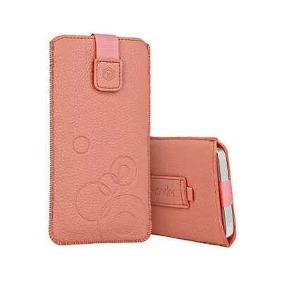 DEKO Wonder pouzdro, velikost S (12 x 6 cm, např: Nokia 105 2019, 150, 216), broskvová – Zboží Živě