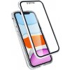Pouzdro a kryt na mobilní telefon Apple Pouzdro SES Ochranné kryt s hliníkovém magnetickým rámečkem a ochraném sklem Apple iPhone 11 Pro Max - stříbrné