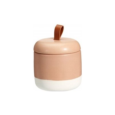 Bathroom Solutions KERAMICKÁ DOZA NA VATOVÉ TAMPONY 10 CM RŮŽOVÁ – Hledejceny.cz