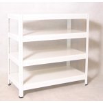 Biedrax Regál 50 x 60 x 120 cm bílý 4 police – Hledejceny.cz