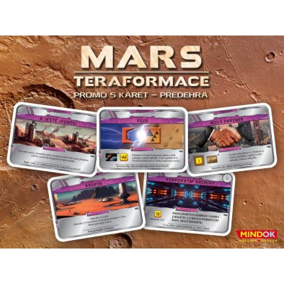 Mindok Mars: Teraformace 5 bonusových karet – Hledejceny.cz