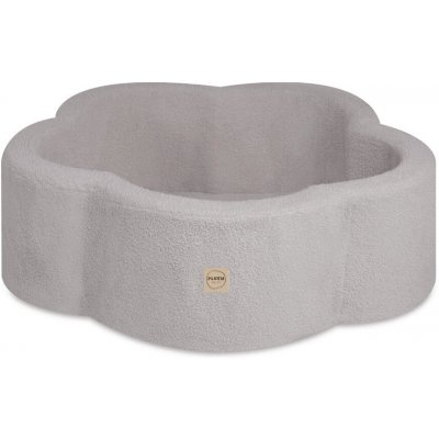 Plush Nest suchý bazén Květinová zóna 95 x 30 cm beránek šedý – Hledejceny.cz