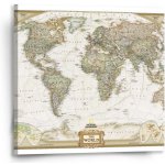 Sablio Obraz Mapa světa - 50x50 cm – Hledejceny.cz