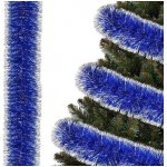 SPRINGOS Vánoční řetěz Girlanda Premium 6m modro-stříbrná – Hledejceny.cz