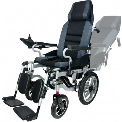 Eroute 6003A Elektrický invalidní vozík skládací s polohováním opěradla – Zboží Dáma